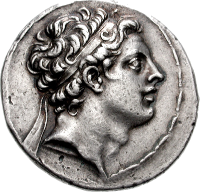 Coin of Antiochus IV Epiphanes