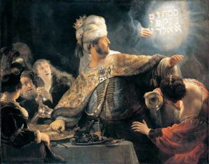 Belshazzar's Dream, Rembrandt