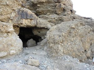 Entrance to Qumran Cave 11